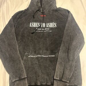 Gray Graphic Hoodie